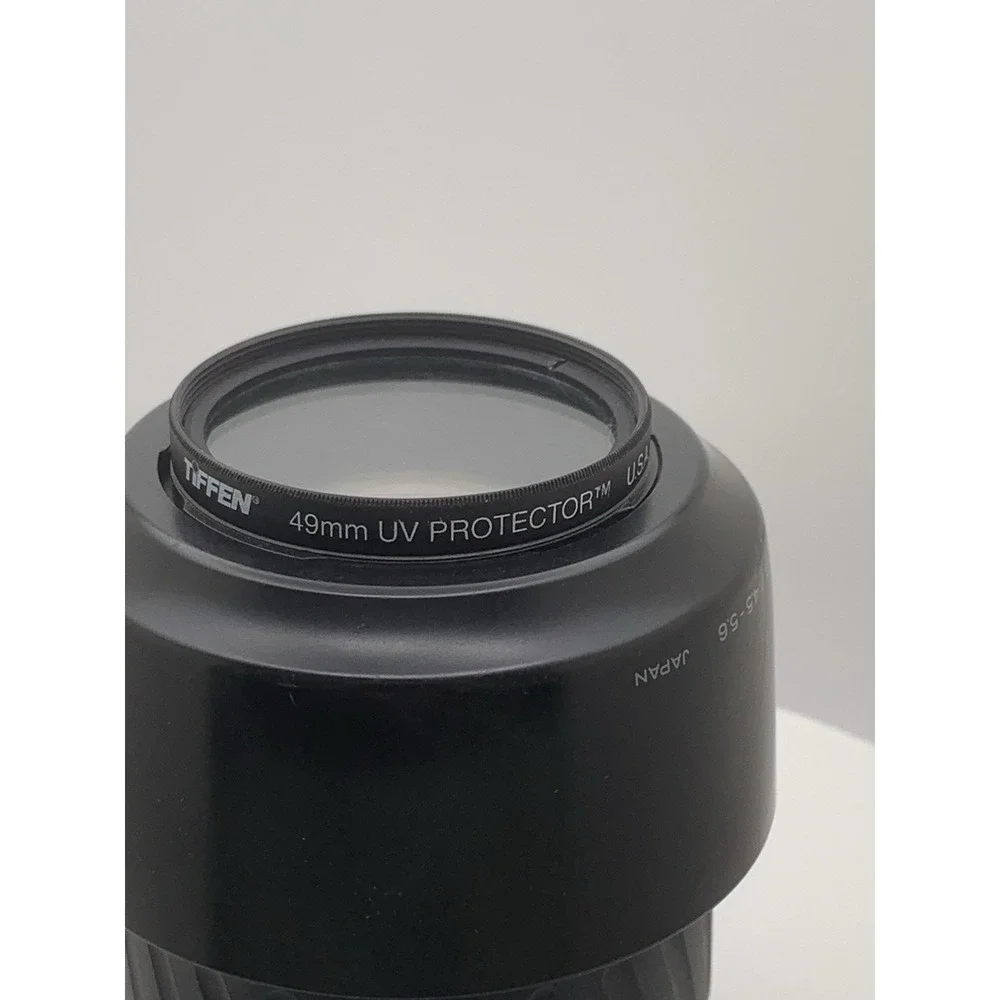 Minolta AF Zoom 70-210 mm 1:4.5 (22) -5.6 49mm Lens + Tiffen 49 Mm UV Protector